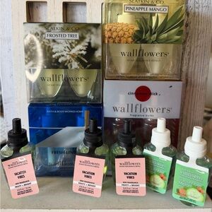 Lot X 13 Bath & Body Works Assorted Fragrance Wallflowers Refill Bulbs Some RARE